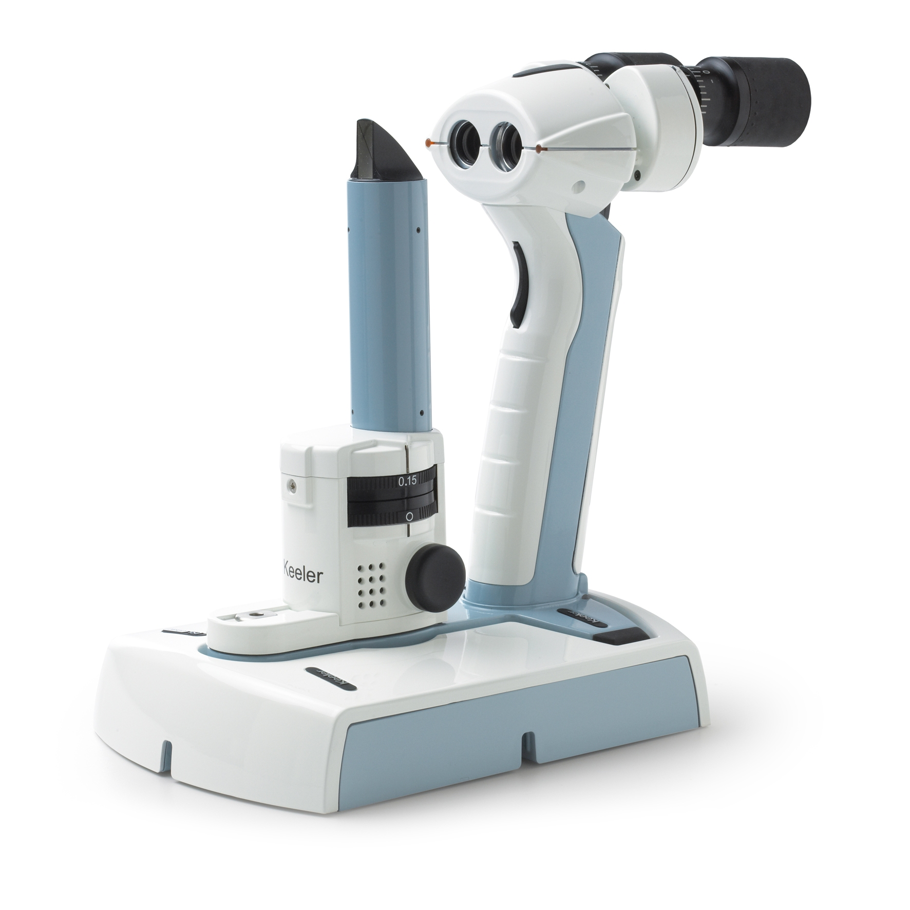 Angled Viewed of Keeler PSL Classic Portable Slit Lamp